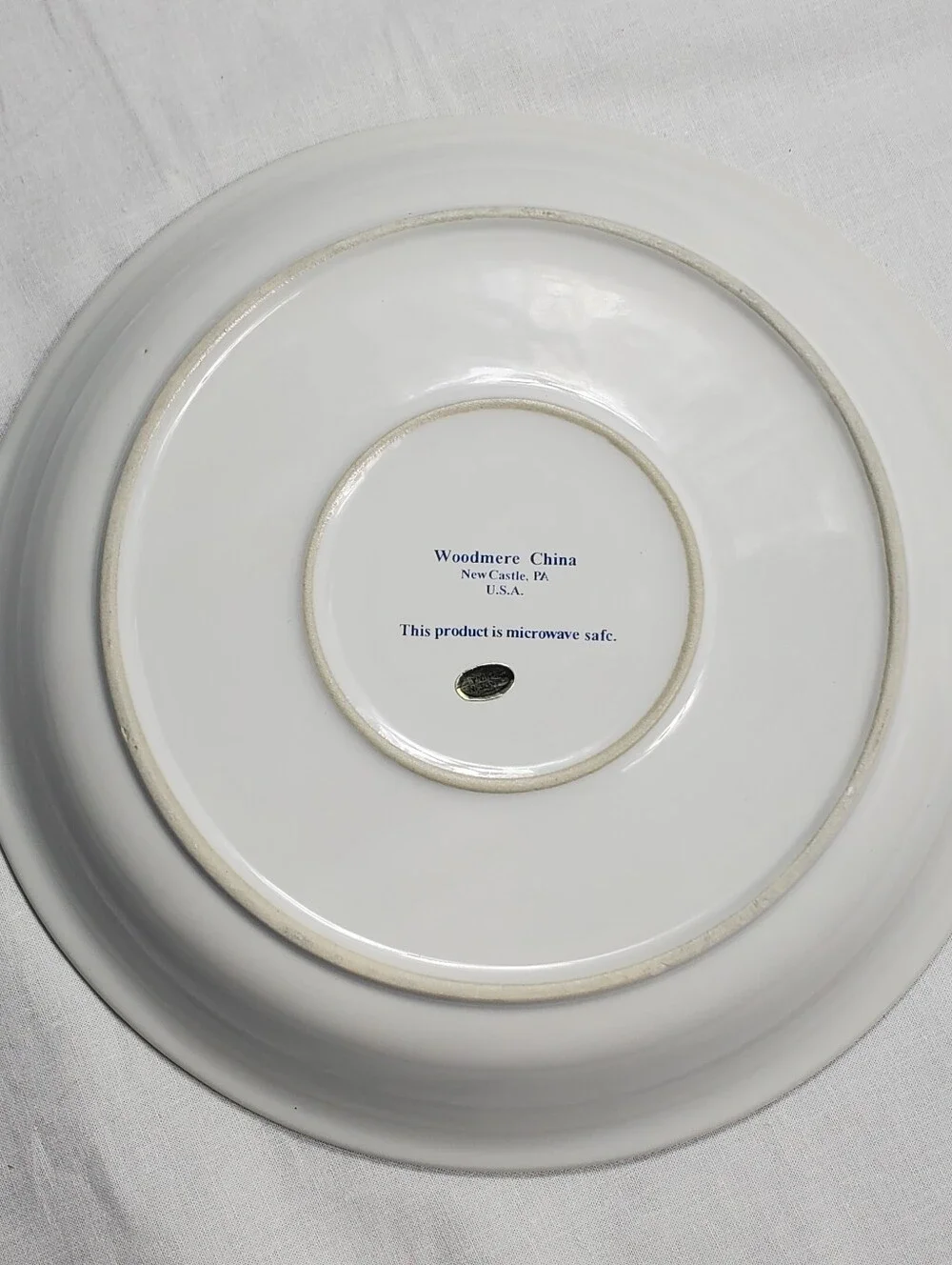 Eagle Brand Ceramic Pie Plate Traditional Pumpkin Pie Recipe Woodmere China '99